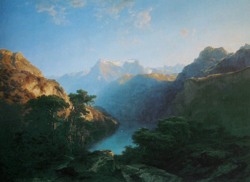 Calame Der Vierwaldstättersee 1849