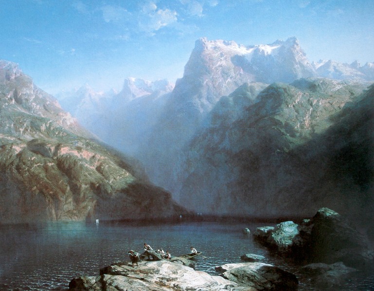 Calame Vierwaldstättersee 1855