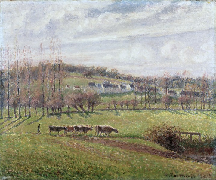 Camille Pissarro - Summer Landscape, Eragny (1887)