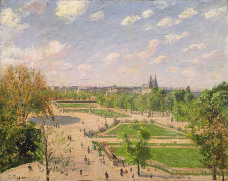 Camille Pissarro, The Garden of the Tuileries on a Spring Morning, 1899