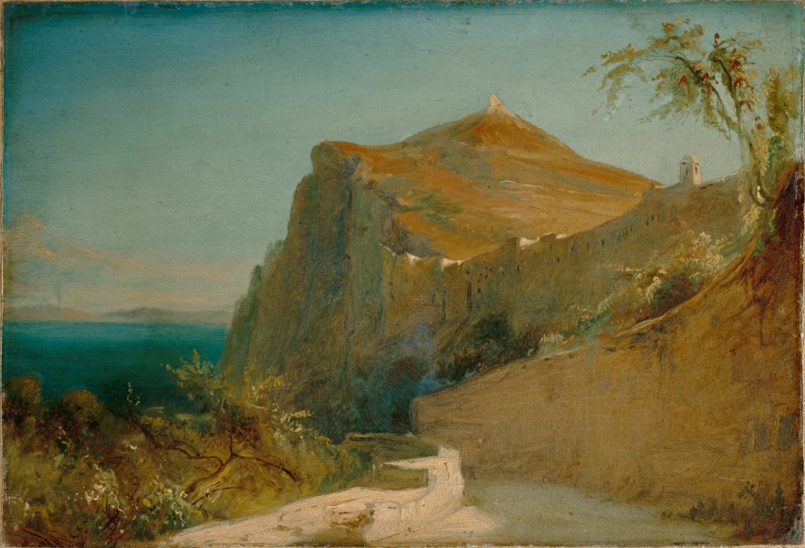 Carl Blechen - Tiberiusfelsen auf Capri (1828-29)