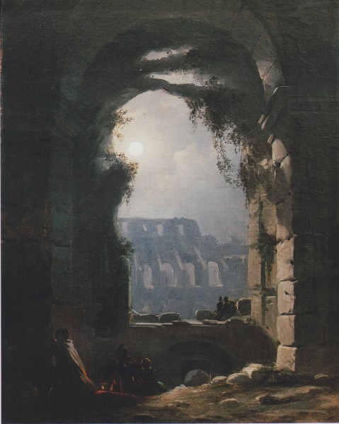 Carl Gustav Carus - Das Kolosseum bei Mondschein - ca1830