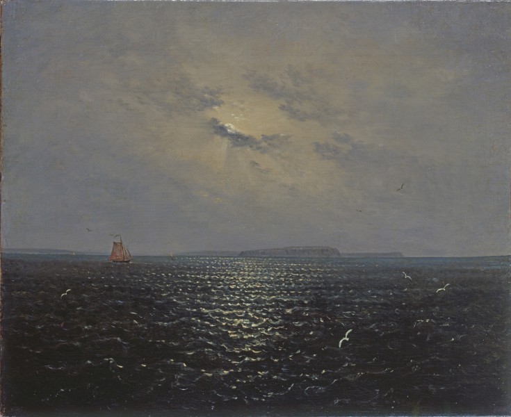Carl Gustav Carus - Mondnacht bei Rügen