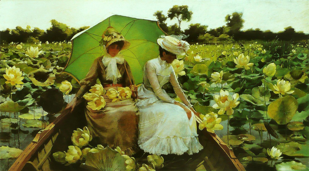 Charles Courtney Curran - Nénuphars