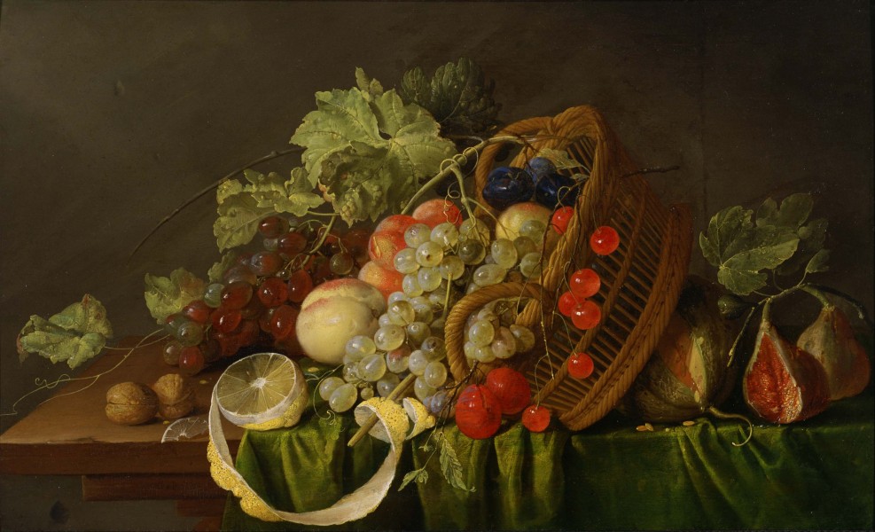 Cornelis de Heem - Still Life with a Basket of Fruit - Google Art Project
