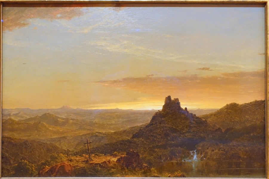 Cross in the Wilderness by Frederic Edwin Church, 1857 AD, oil on canvas - Museo Nacional Centro de Arte Reina Sofía - DSC08680