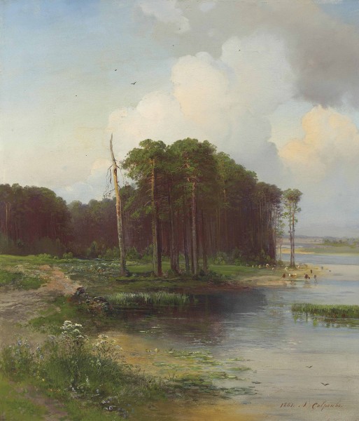 Алексей К. Саврасов - Лосиный остров (1881)