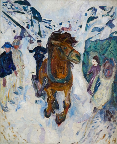 Edvard Munch - Galloping Horse - Google Art Project