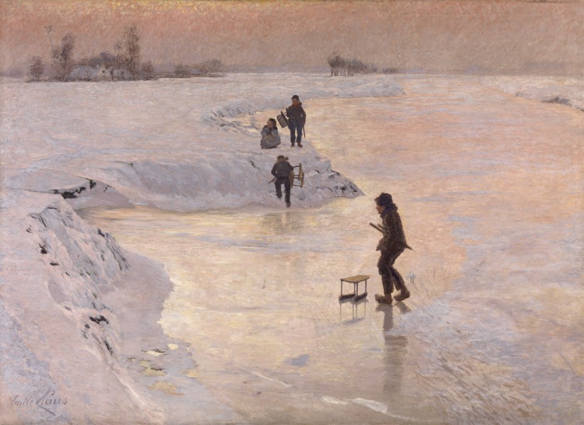 Emile Claus - De ijsvogels (1891)