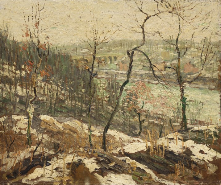 Ernest Lawson - Landscape near the Harlem River