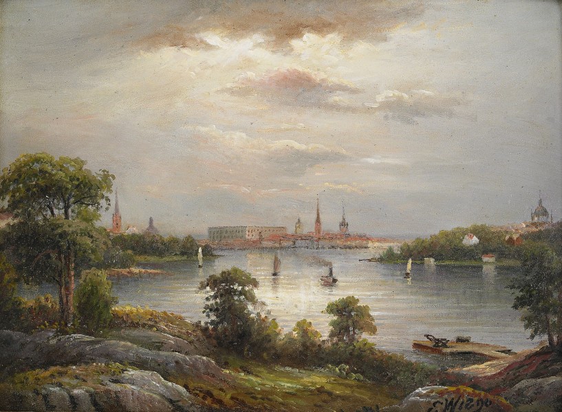 Ernfried Wahlqvist - Stockholm från Stora Essingen