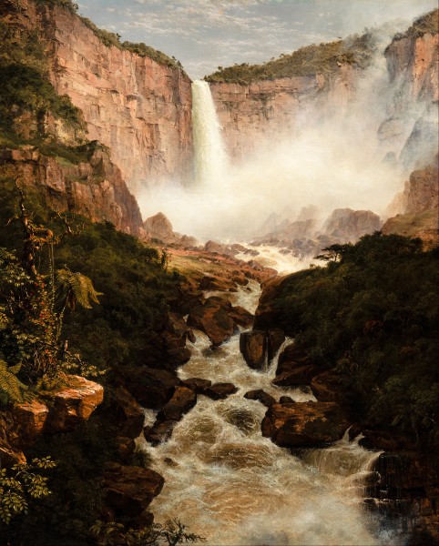 Frederic Edwin Church - The Falls of the Tequendama near Bogota, New Granada - Google Art Project