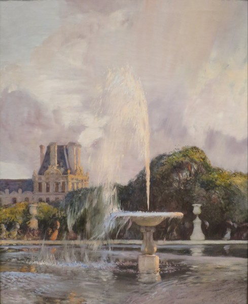 Gaston de La Touche - 'A Water Fountain in the Tuileries', c. 1890-1913