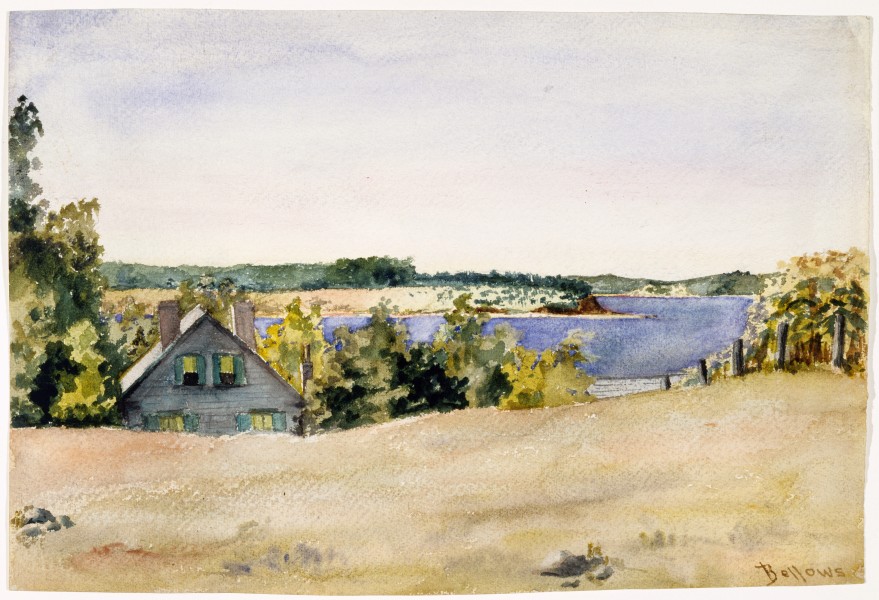 George Bellows - The Grove - Gardiner's Bay from Sag Harbor, 1899