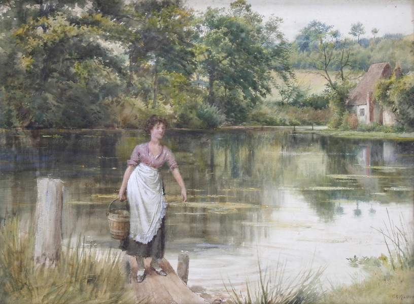 George Goodwin Kilburne Fetching Water