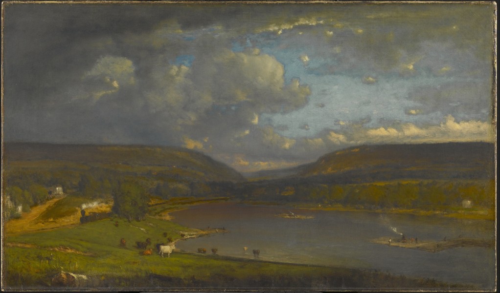 George Inness - On the Delaware River - Google Art Project