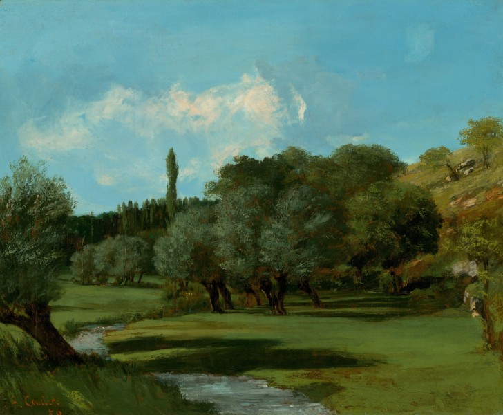 Gustave Courbet - La Bretonnerie in the Department of Indre - National Gallery of Art Washington