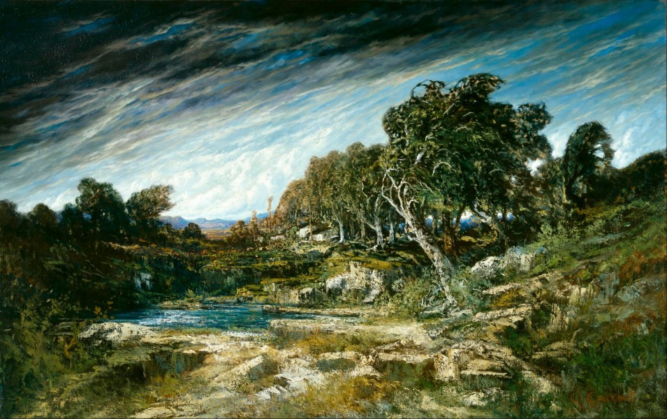 Gustave Courbet - The Gust of Wind - Google Art Project