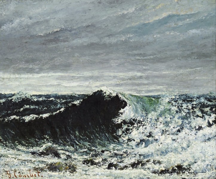 Gustave Courbet - The Wave - Google Art Project