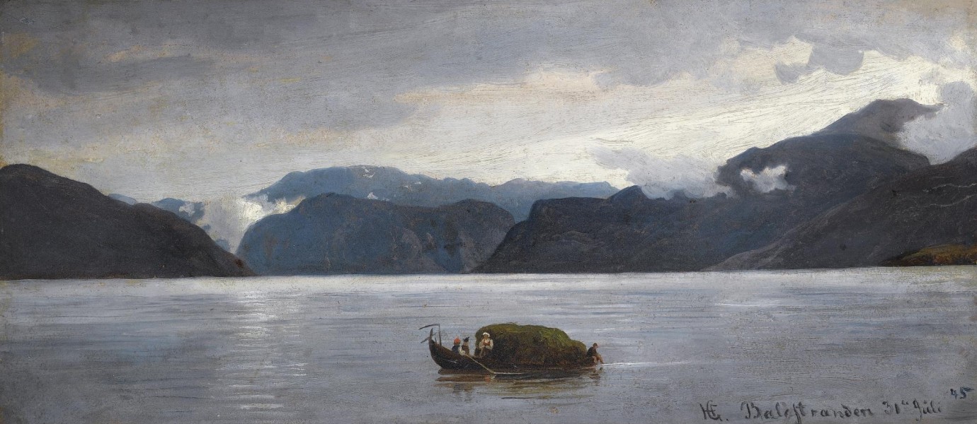 Hans Gude - Fra Balestrand (1845)