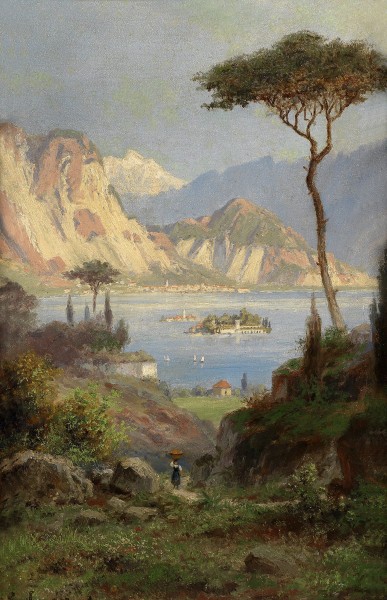 Hermann-Ludwig Heubner Blick auf Isola Bella