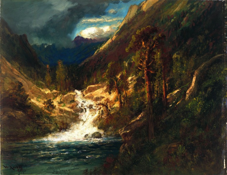 Hetch Hetchy Side Canyon, II, by William Keith, c1908