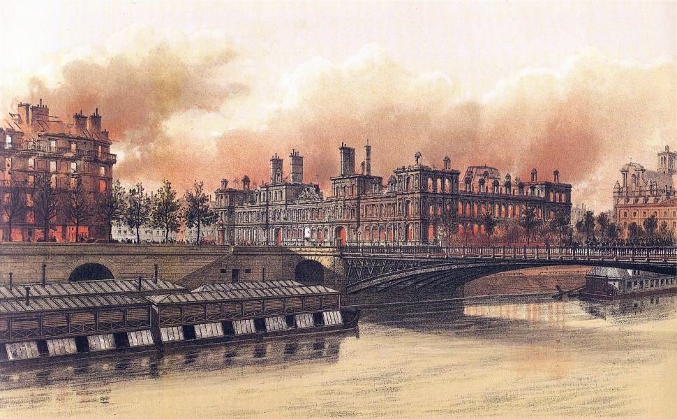 Hotel de Ville Paris Hoffbauer 24 mai 1871