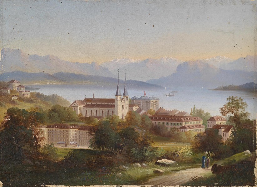Hubert Sattler - Blick auf Luzern