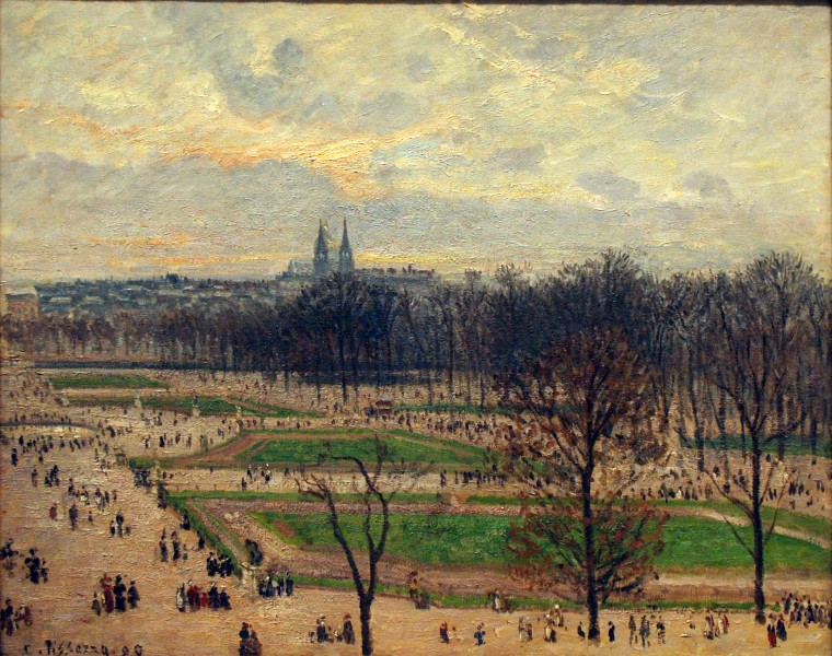 Image-The Garden of the Tuileries on a Winter Afternoon - 2