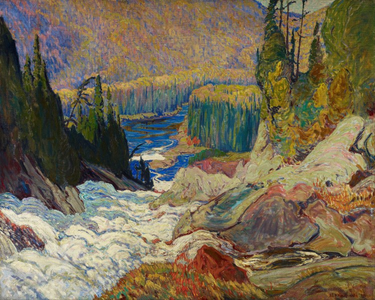 J.E.H. MacDonald - Falls, Montreal River - Google Art Project