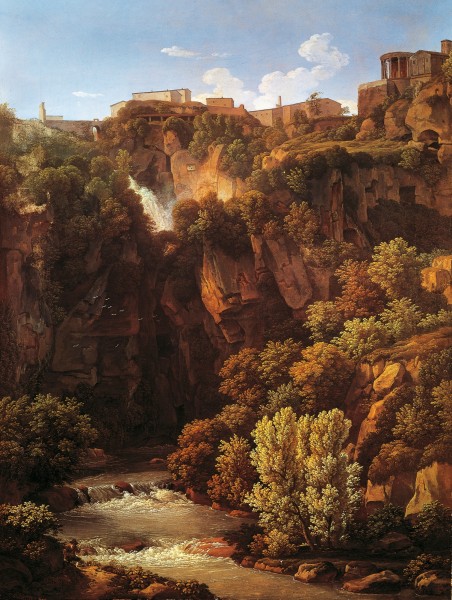 J C Reinhart - Wasserfälle bei Tivoli (1813)