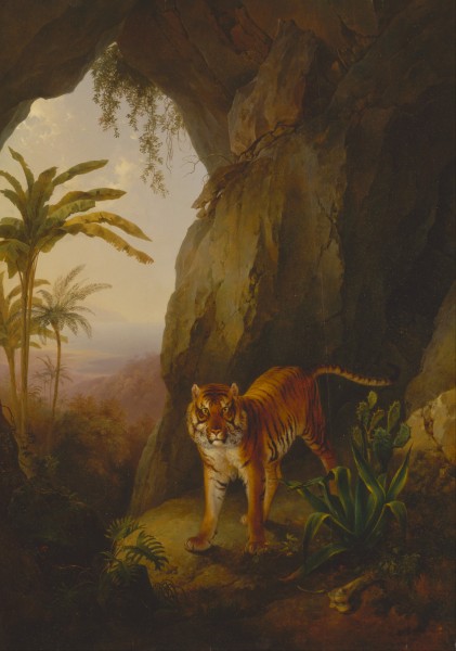 Jacques-Laurent Agasse - Tiger in a Cave - Google Art Project