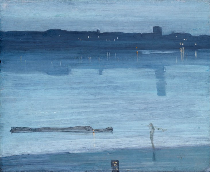 James Abbott McNeill Whistler - Nocturne- Blue and Silver - Chelsea - Google Art Project
