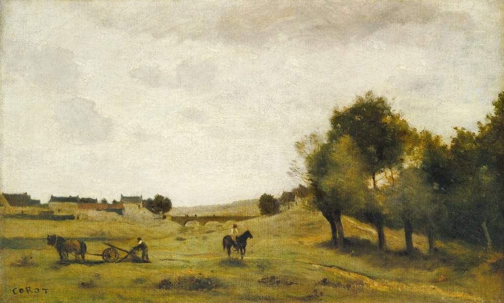 Jean-Baptiste-Camille Corot - Vue près Epernon (1850-60)