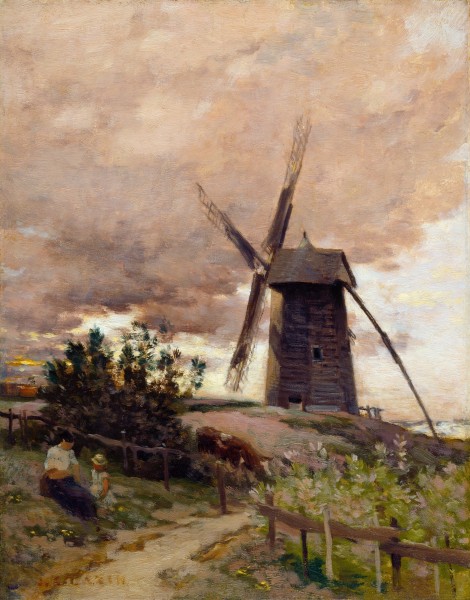 Jean-Charles Cazin - Le moulin à vent