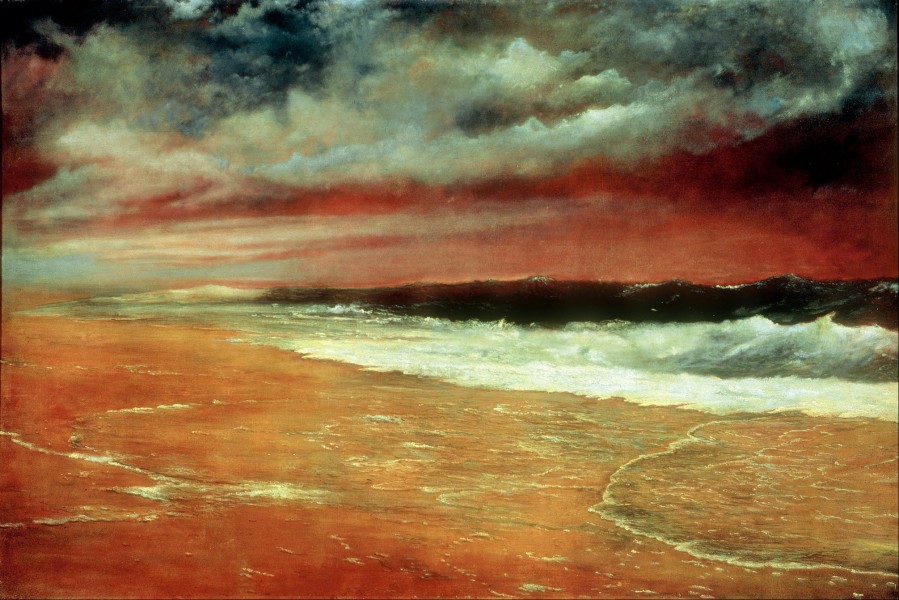 Joaquín Clausell - Late Afternoon by the Sea (The Red Wave) - Google Art Project