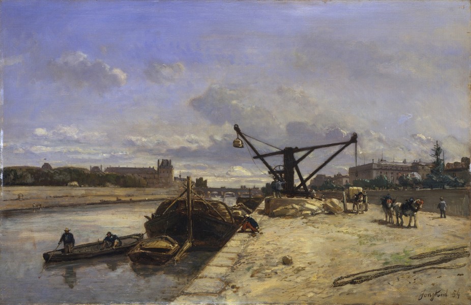 Johan Barthold Jongkind, View from the Quai d'Orsay, 1854