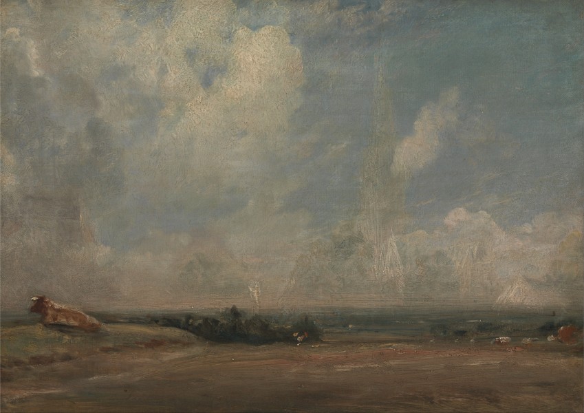 John Constable - A View from Hampstead Heath (?) - Google Art Project
