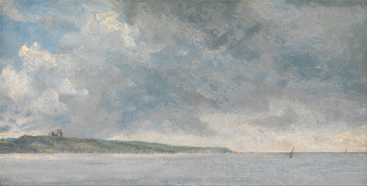 John Constable - Coastal Scene with Cliffs - Google Art Project