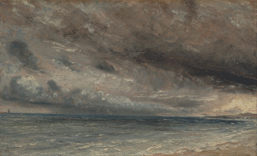 John Constable - Stormy Sea, Brighton - Google Art Project