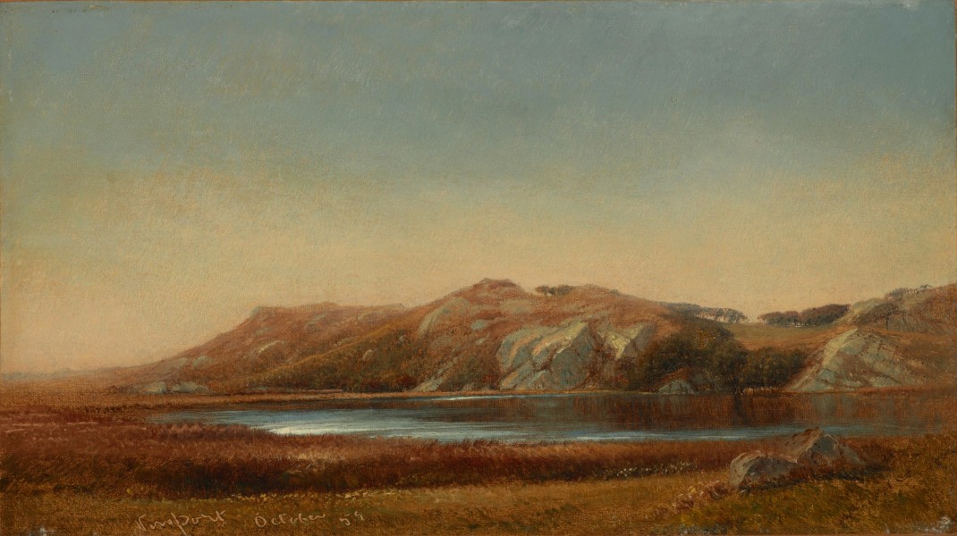 John Frederick Kensett - Almy's Pond, Newport, Rhode Island (1859)