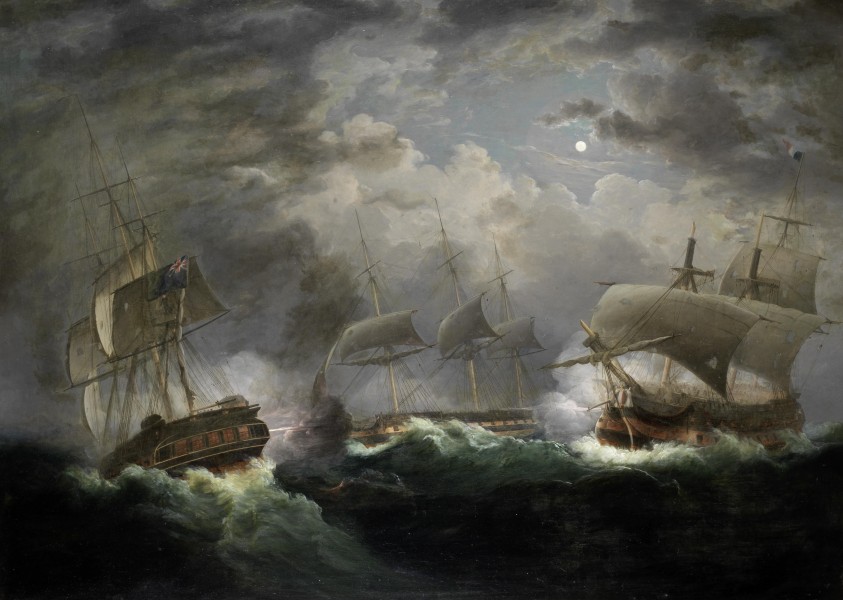 John Lynn - The night action off Ushant, 13th-14th January 1797