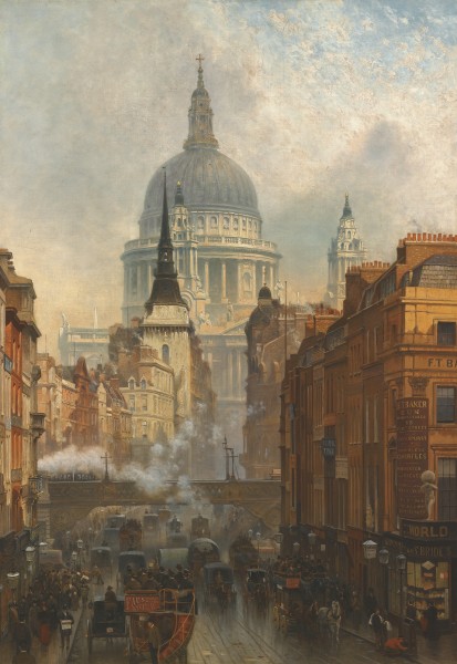 John O'Connor - Ludgate, Evening - 1887