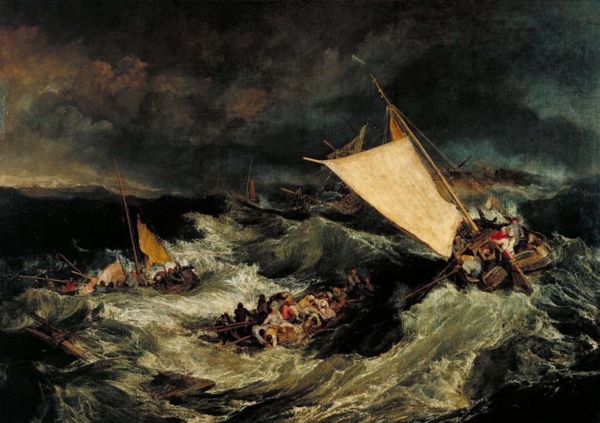 Joseph Mallord William Turner - The Shipwreck - Google Art Project