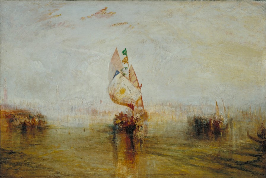 Joseph Mallord William Turner - The Sun of Venice Going to Sea - Google Art Project