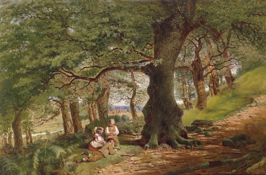 Joseph Moseley Barber Kinder am Waldweg 1862