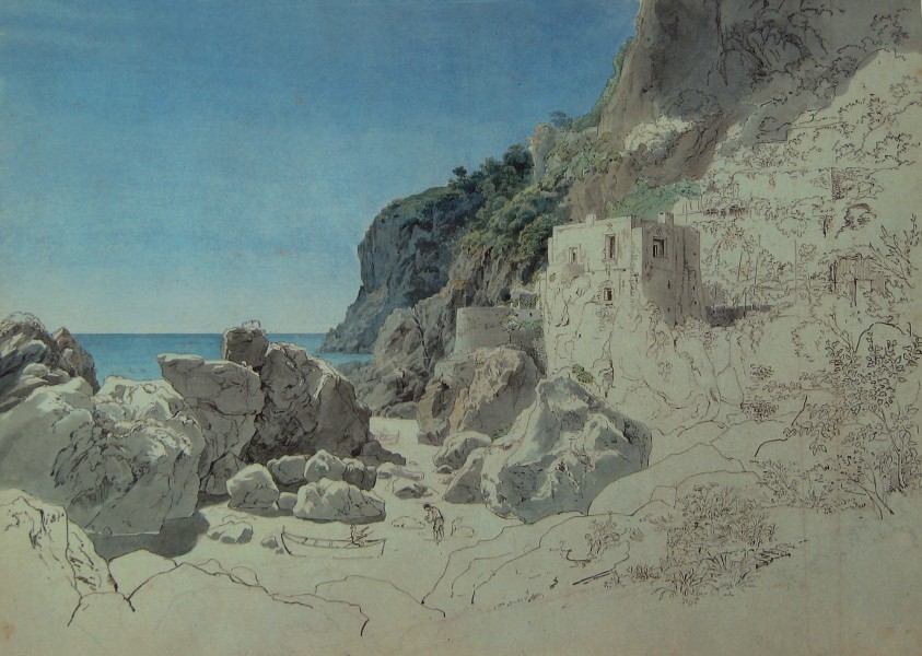 Küste Amalfi Schilbach 1825