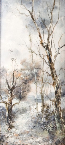 Karl Roux Waldlandschaft im Winter