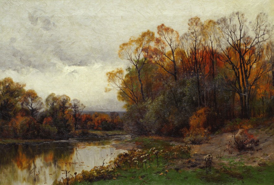 Lake in Autumn by Charles Harry Eaton