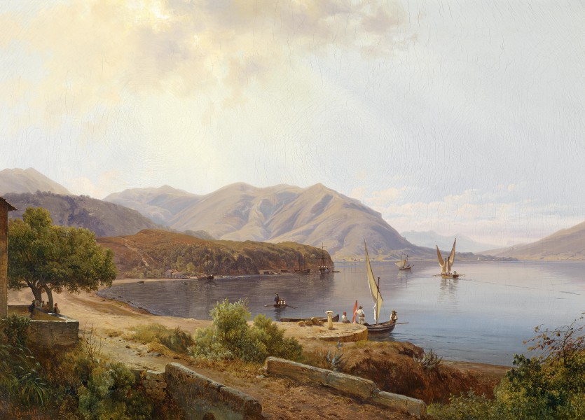Louis Gurlitt Motiv bei San Felice am Gardasee 1854